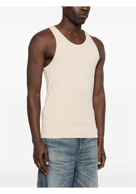 rib tank top woman beige MAISON MARGIELA | S50NL0050 M20159106